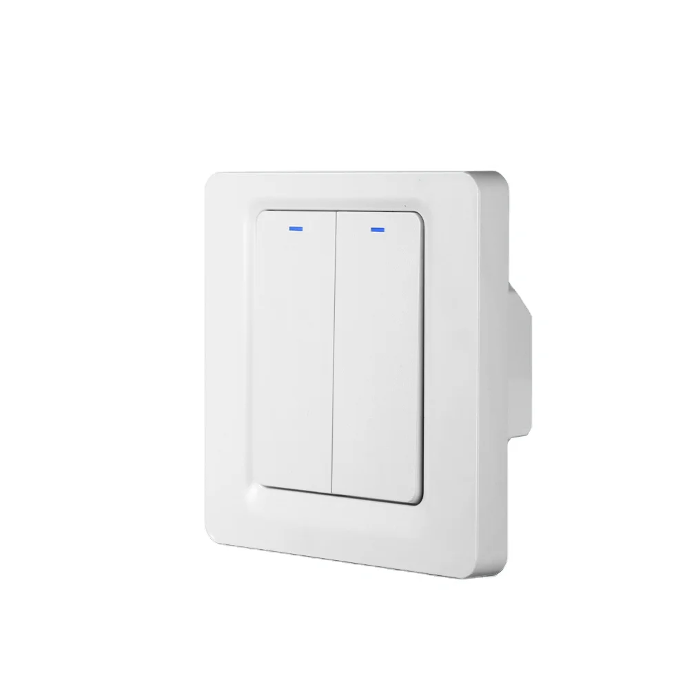 smart switch wifi White Smart Wifi Bluetooth 100-240V AC Light Smart Tuya Wifi Switches 50/60 Hz