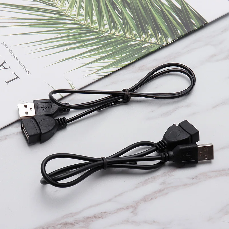 USB 2.0 Cable Extension Cable 0.6m 1m 1.5m Wire Data Transmission Line Superhighspeed Data Extension Cable For Display Projector