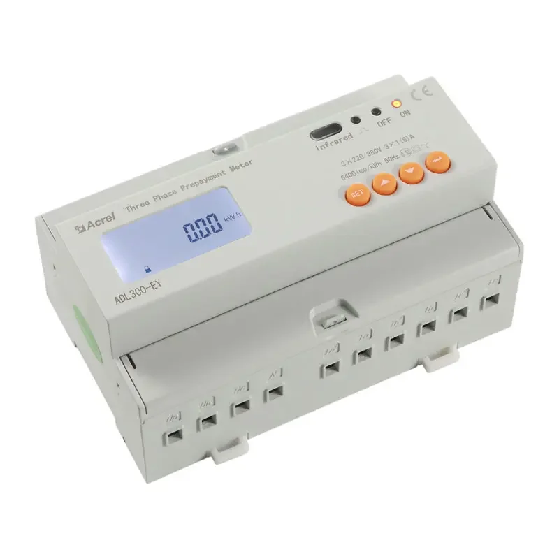 Acrel ADL300-EY smart prepaid electricity meter with RS485 din rail installation IoT cloud platform