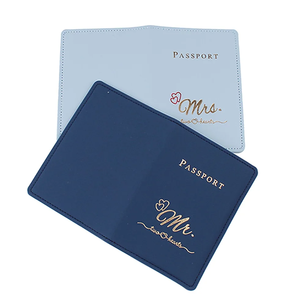 2023 ECO PU Protective Case Travel Passport Wallet Women Men Home Security Travel Document Storage Box Passport Holder