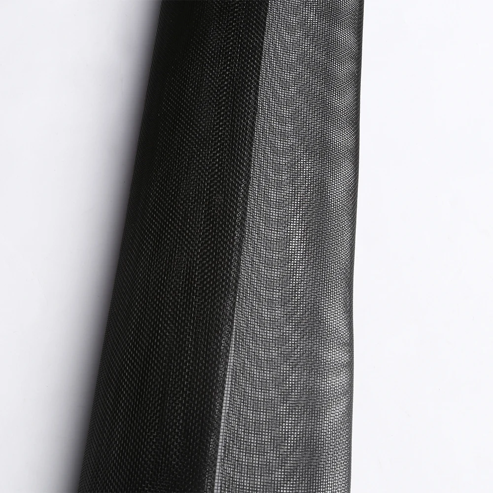 Grey Black Roll PP Customized Bug Door Screen