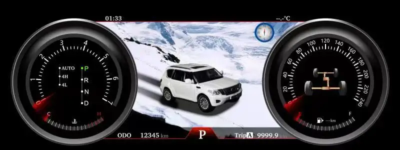 Автомобильный цифровой прибор JD кластер мультимедийный автомобильный ЖК-дисплей спидометр для nissan