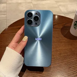 2023 New Luxury Matte Laser Design Shockproof Phone Case For iPhone 11 12 13 Case with Full Camera Cover Protection For iPhone