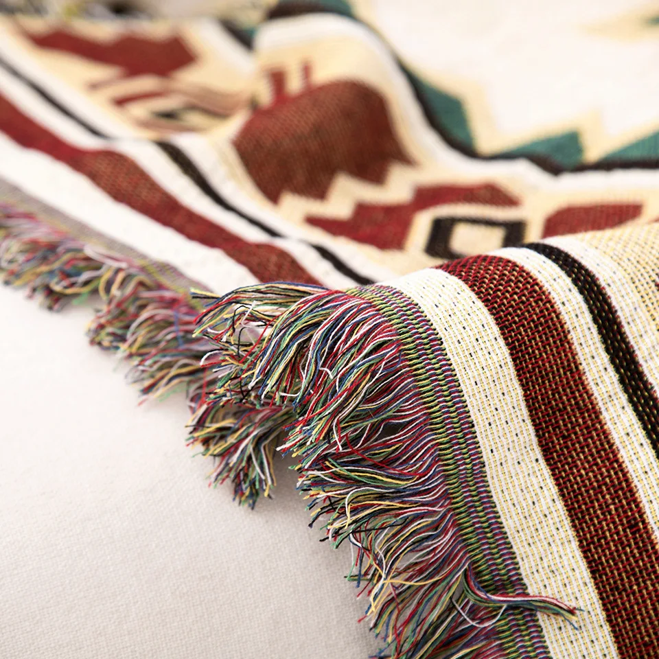 Wholesale New Design Modern Cotton Sofa Covers High Quality Sofa Cover With Tassel