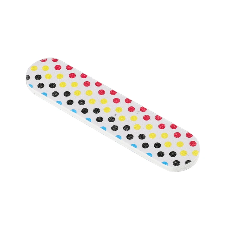 Different Type Custom Printing Disposable 100/150 100/180 Grit Emery Board Nail File Manicure