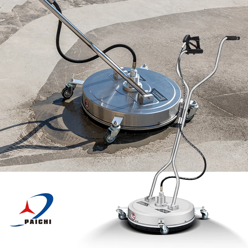 20 Inch Stainless Steel Handrail Washing Chassis Wall and Road Surface High Pressure Scrubber flat cleaner Flat Surface Cleaner