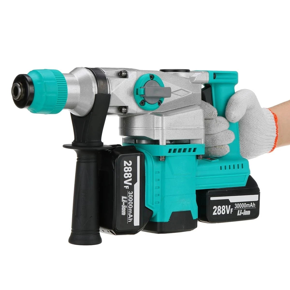 3 in 1 288Vf Rechargeable Brushless Cordless Rotary Hammer Drill Electric Hammer Impact Drill Electric