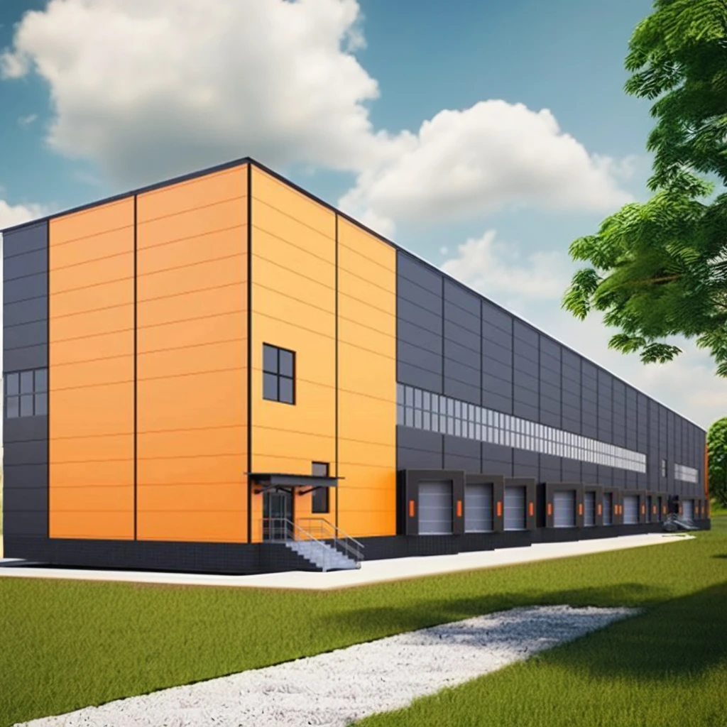 Commercial Steel Structure Buildings for Small Shopping Malls and Other Facilities