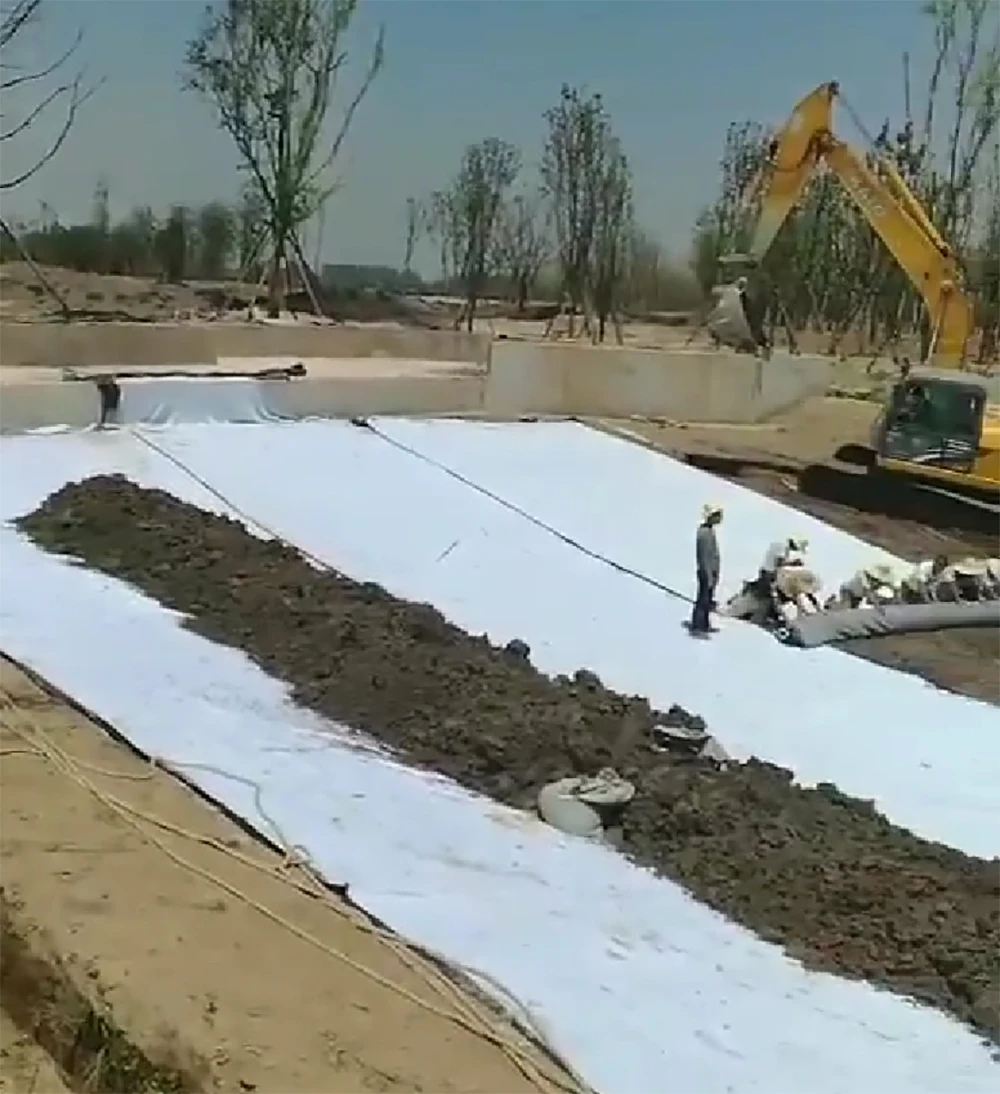 Compound Sodium Bentonite waterproof geosynthetic clay liner(GCL) for Landfill Projects