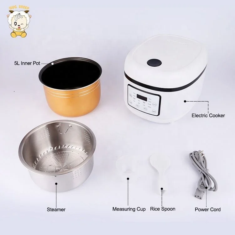 Validate innovative hot selling insulation timing multifunctional color rice cooker 5L