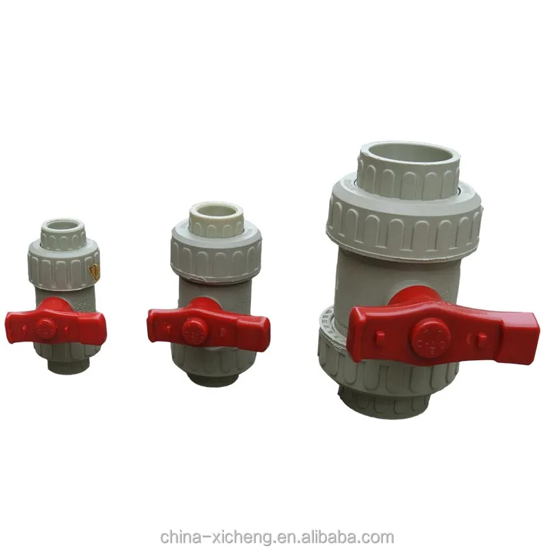 Safe and convenient collision resistance Anti-corrosion and anti-acid and alkali plastic Ball Valve