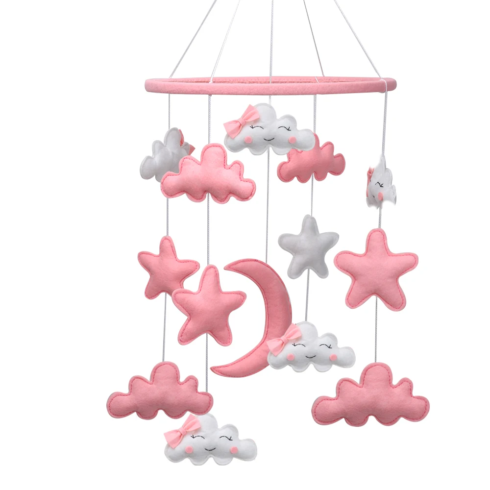 Hot Selling Product Baby mobile Felt Wood Frame Baby Mobile Crib Arm Felt For Crib Children Room Decor Baby Shower Gifts