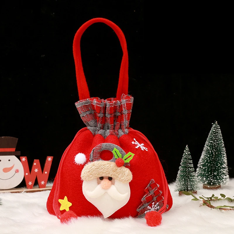 Promotion Small Burlap Fabric Gift Wrap Lightweight Gift Bags for Guest Party Weeding Birthday Christmas Santa Sack