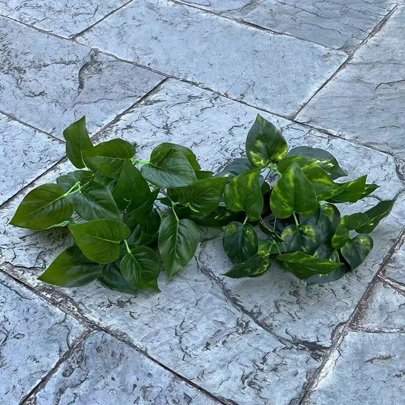 Artificial Greening Tropical Leaves Home Decor New Style 7 Branches Artificial Grass Plastic Plants Leaves Shrubs