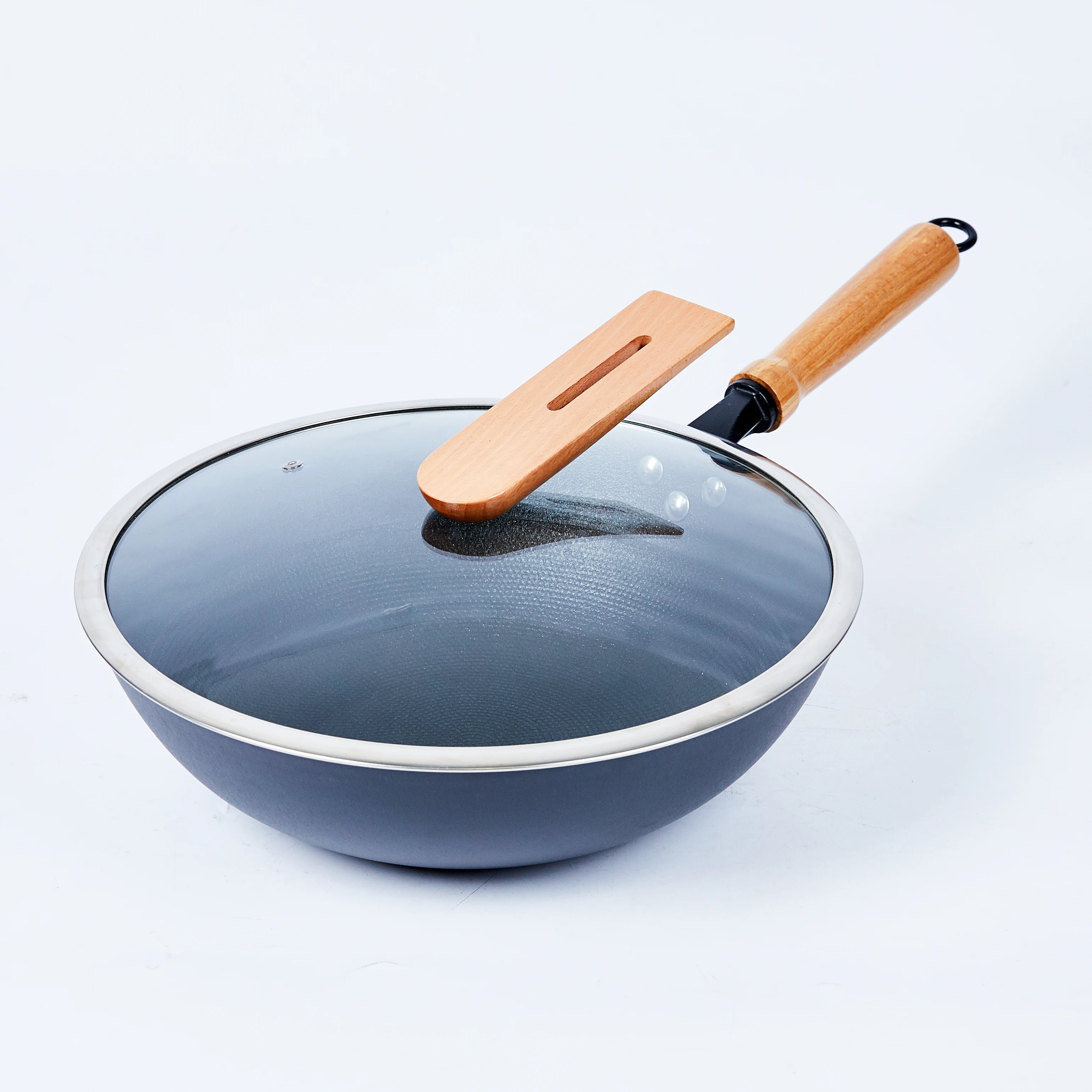 Carbon Steel Wok Industrial Wok Kitchen Cooking Iron Wok Cookware