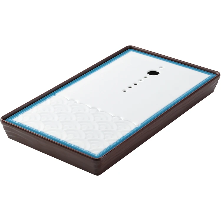 Hot Selling Melamine Sashimi Dry Ice Plate Wholesale Multiple Shape Salmon Sushi Plate