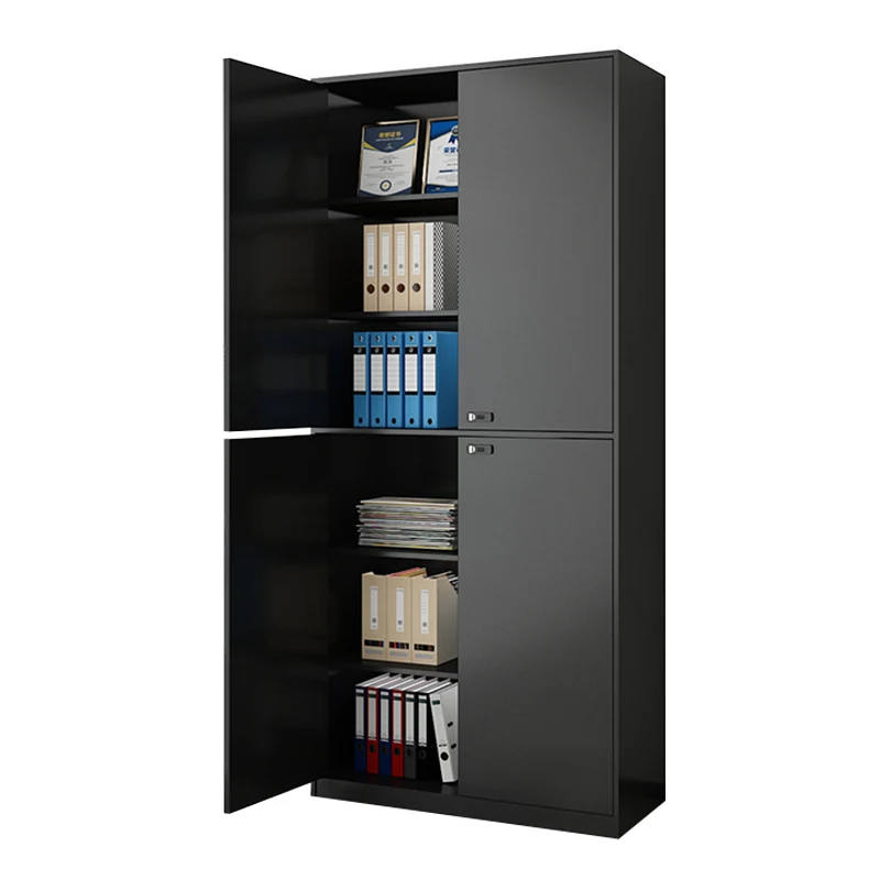 An environmentally themed tin filing cabinet