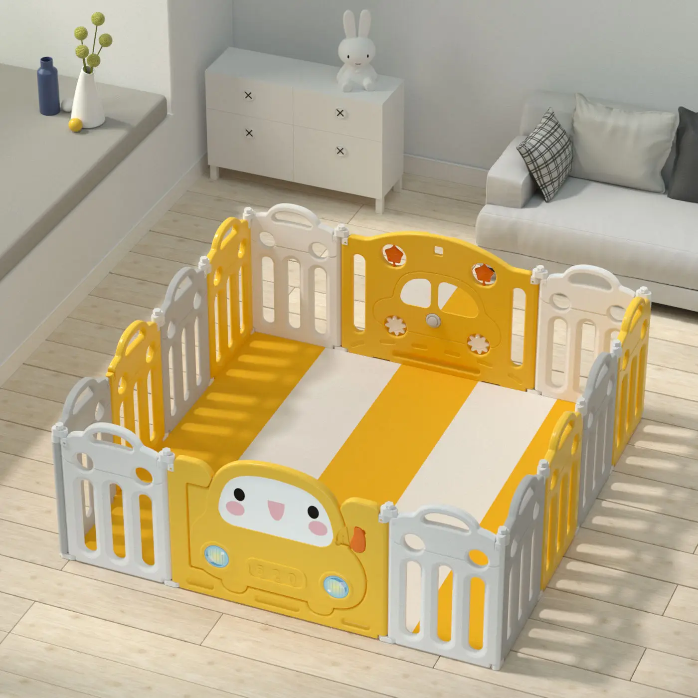 Портативная квадратная детская игровая площадка corrales para bebe playpen детские манежи