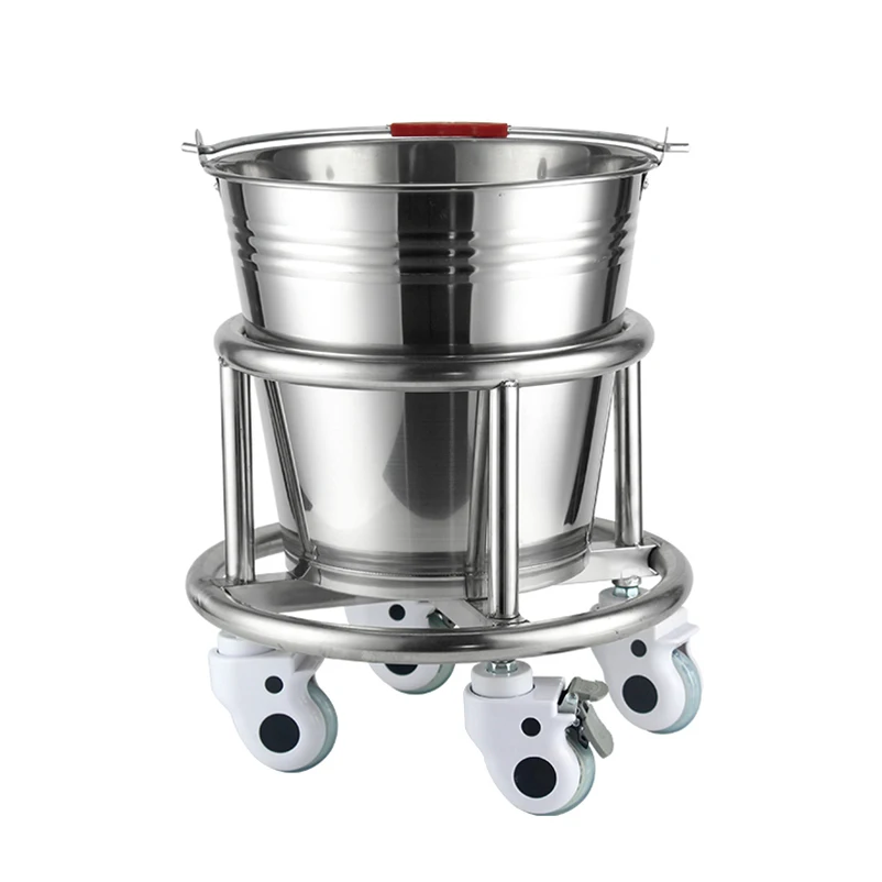 Wholesale Luxury Stainless Steel 304 Double Layer Heat Insulation Metal Ice Bucket With Tongs And Racks