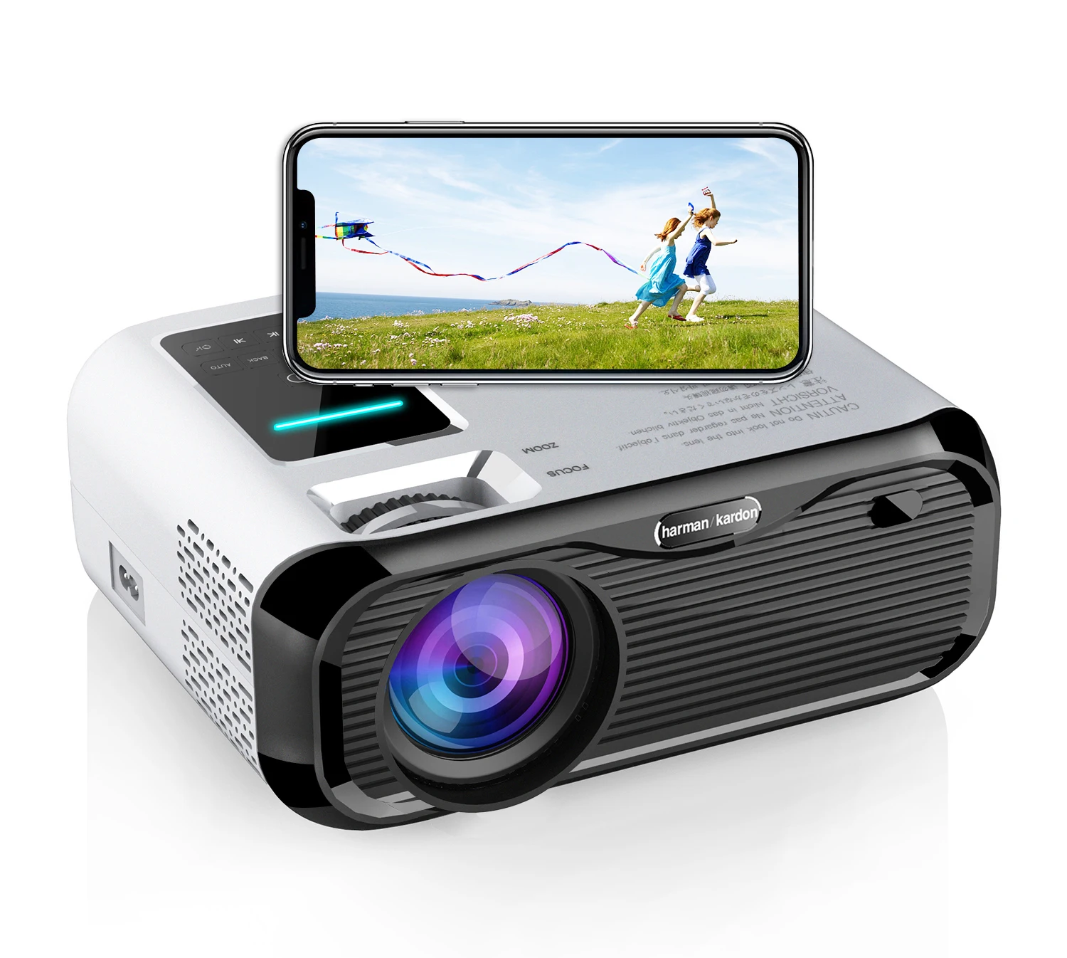 E500H home theater native 720P  mini projector USB Android 9.0 video portable  projectors