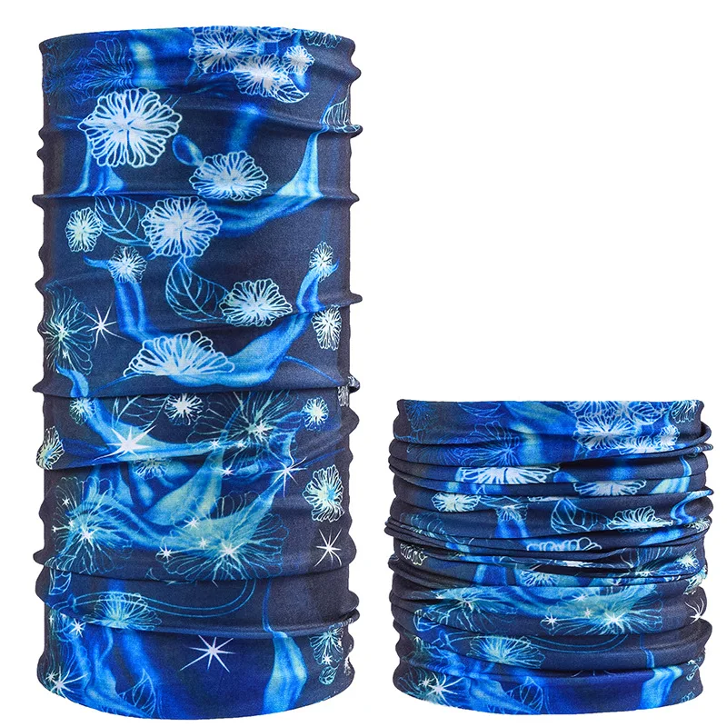 Multifunctional Head Scarf Polyester Seamless Tube Bandanas With Logo Custom Plain Neck Gaiterr Buffs Sport Bandana For Men