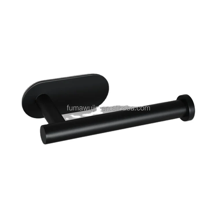 Accessories for the kitchen stainless steel paper roll container black paper towel holder wall mounted