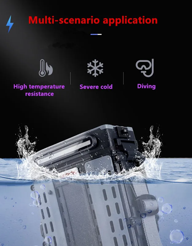 Portable power generation plus water power generation outdoor power bank non-lithium battery environmental protection new energy