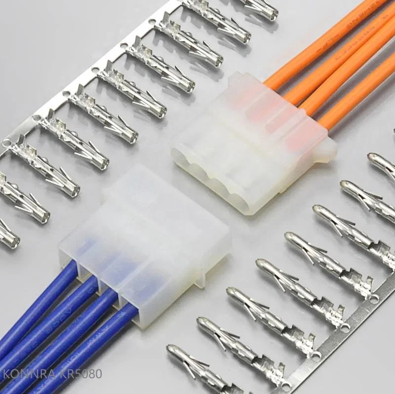 KR5080 molex 5.08 pitch male female wire to wire connector for Flat POS terminal