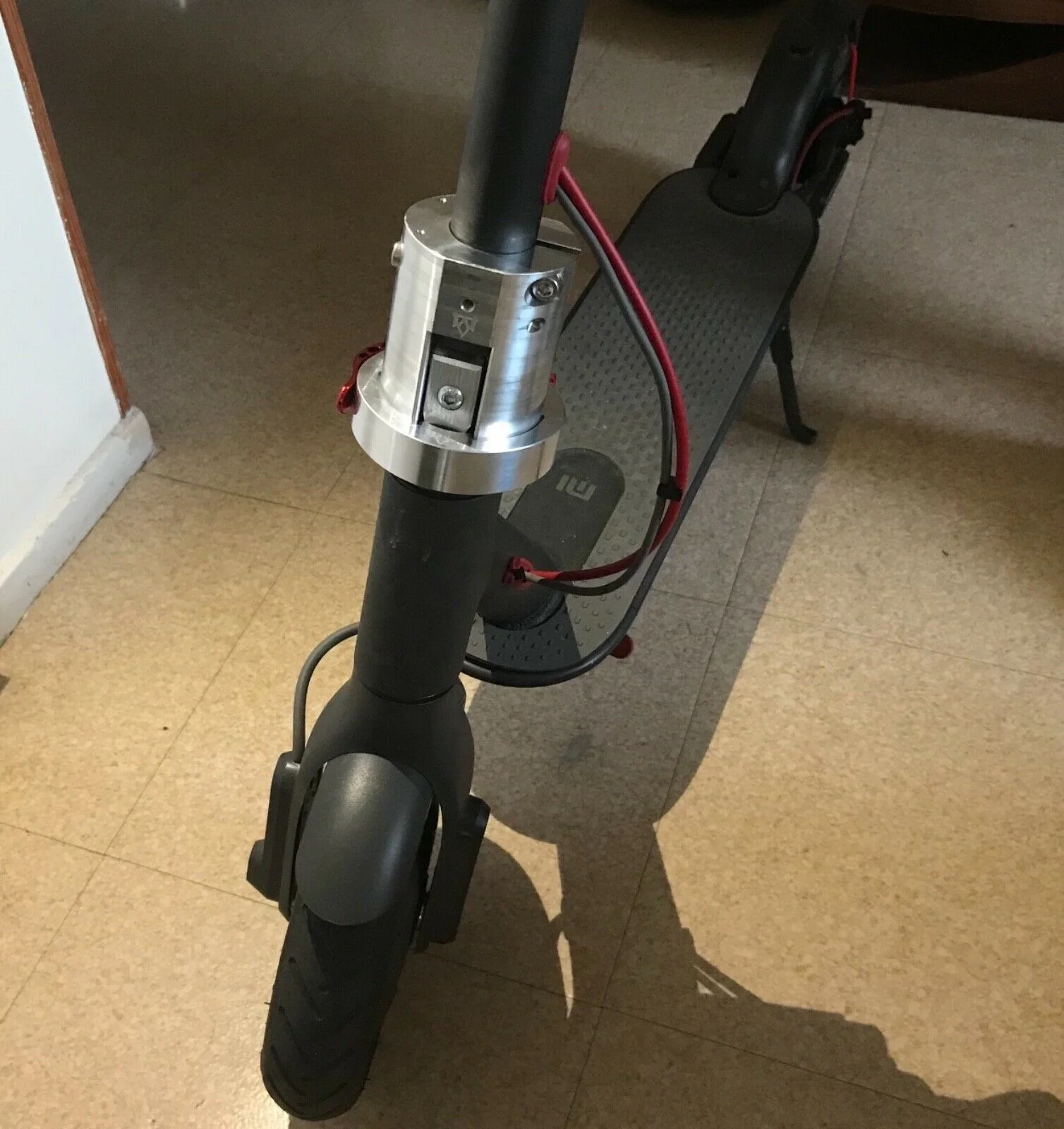 IAI Mechatronics Metal Folding Fixer Holder Pole Base for Xiaomi E Scooter Accessories  M365/ Pro