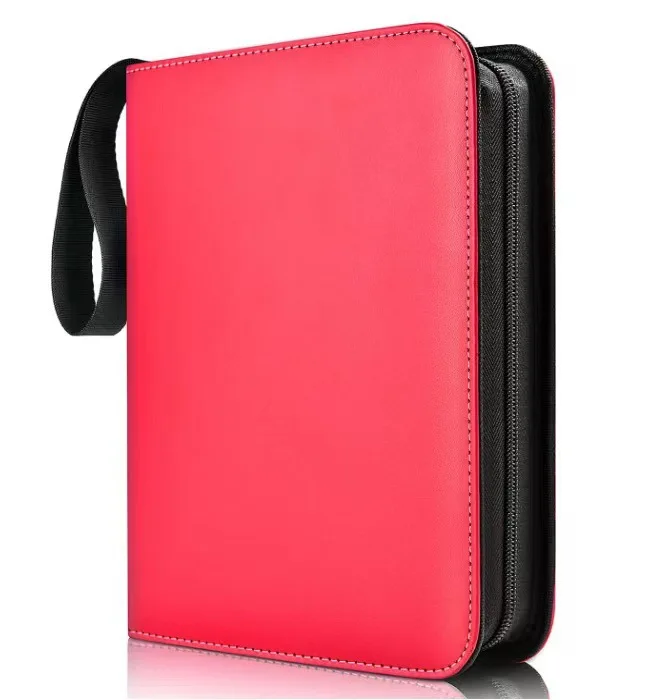 9-Card books nine-palace lattice looe-leaf zipper game card collection book LOGO system