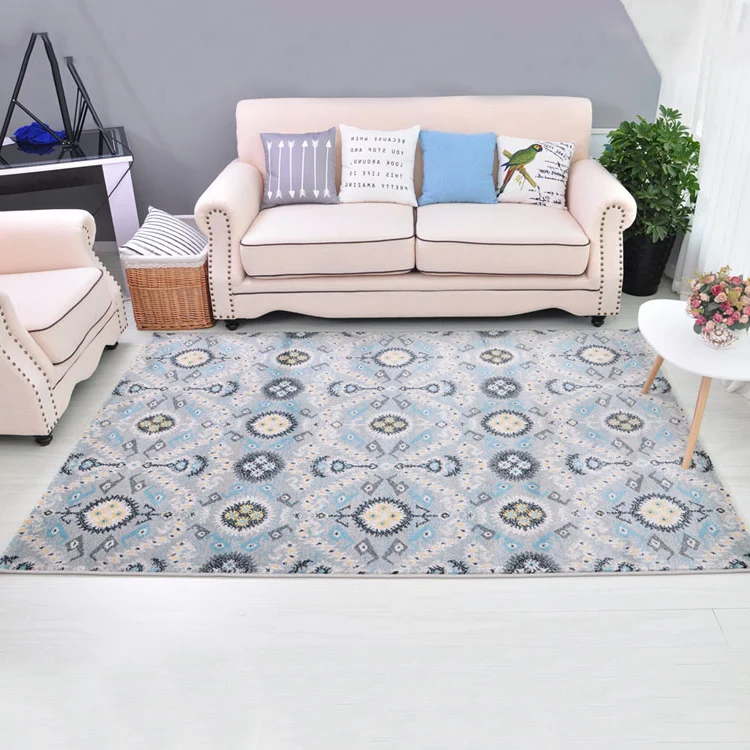 Factory wholesale price luxury fashion design living room carpet mixed woven material comfortable carpet