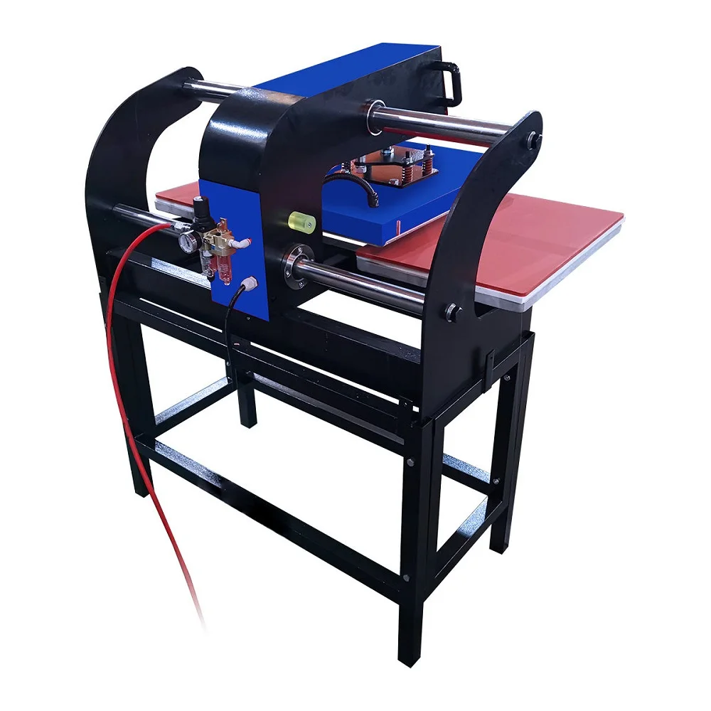 Bosim Dual Panel 40*50cm Heat press machine pneumatic power heat transfer press machine for sublimation dtg dtf printing press
