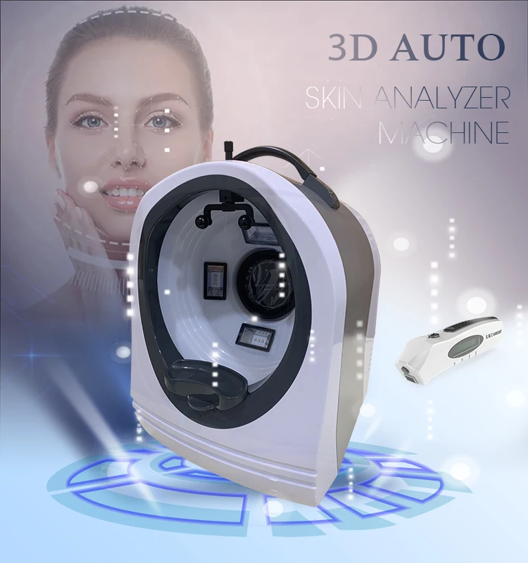 Wholesale new material 8 spectrum digital analyzer facial scanner machine for moisture test