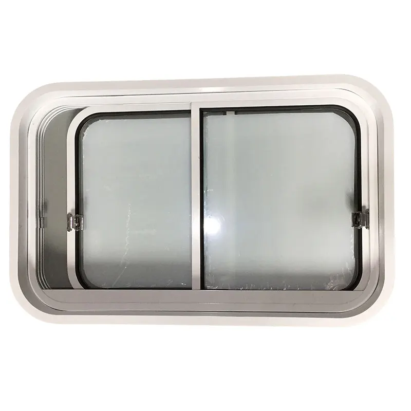 Stainless Steel/Aluminum Fireproof Rectangular Boat Windows Brass Fixed Marine Window for Ship