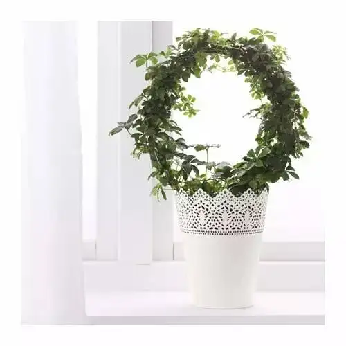 Body shape art gold artificial flower in pots large size euproe style sandstone flower vase large pot