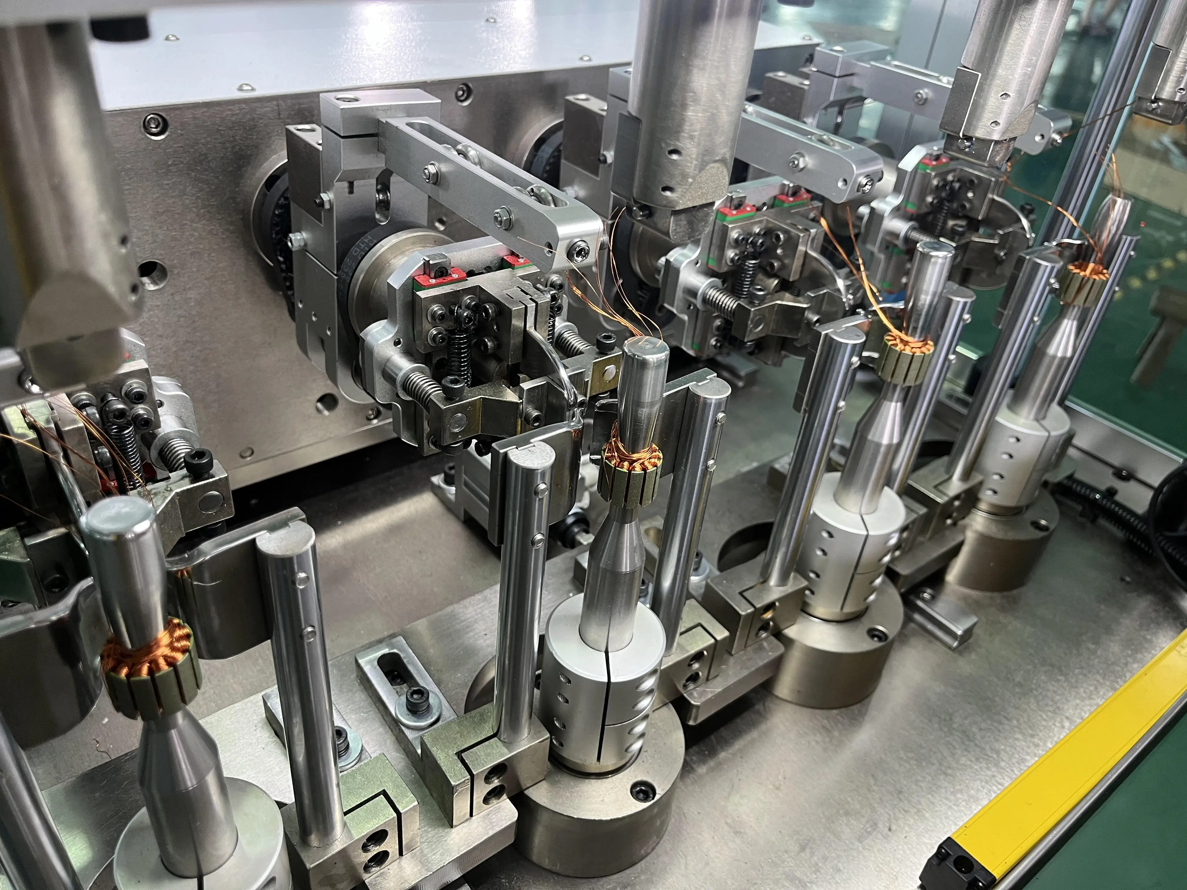 Automatic Fan Toroidal Motor Coil Stator Four-Station Generator  Motor Automatic Winding Machine