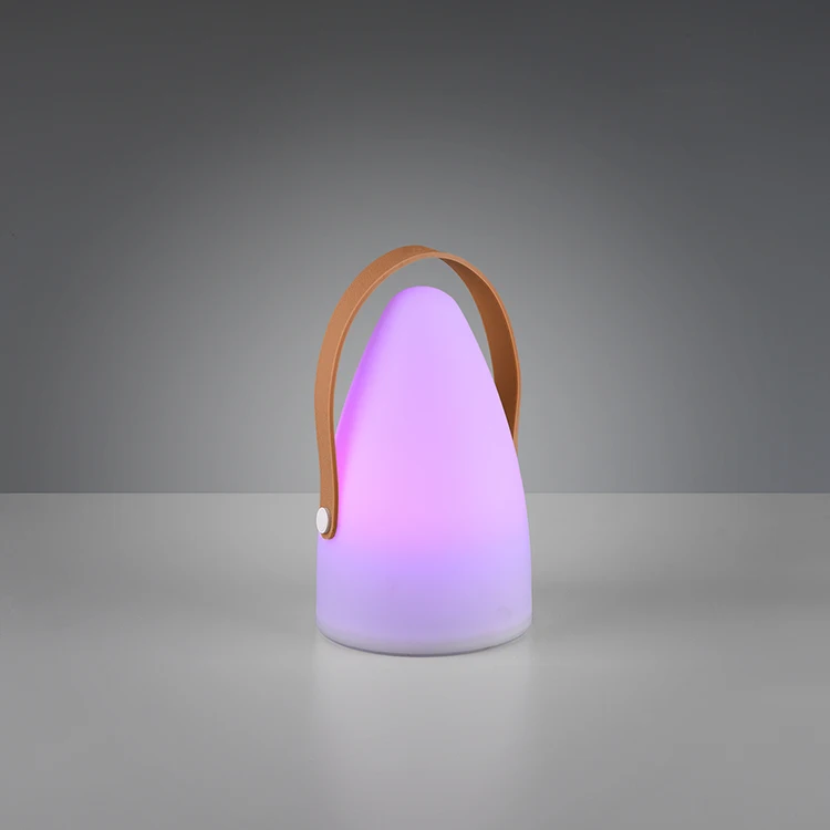 Clearance Price Modern Bullet Shape Rechargeable Portable Bedside RGB Lantern Led Table Lamps For Kids