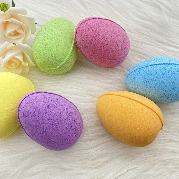Wholesale customized private label 150g dinosaur egg bath bombs with toys and colorful children bath bomb gift sets