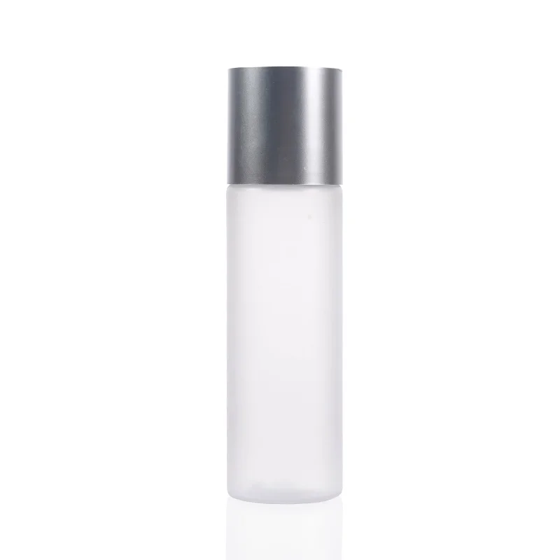 Manufacturer direct supply 125 ml plastic bottle for cosmetic packaging matte process for bottle and lid