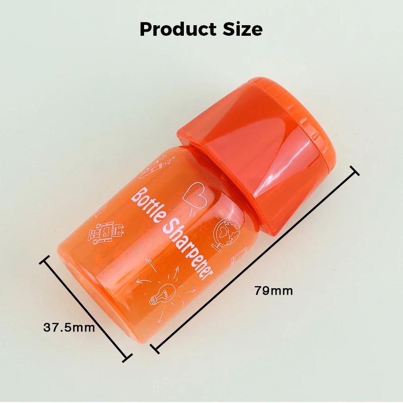 Wholesale Multi Color Cartoon Manual Rotary Pencil Sharpener with Transparent Tape Cap Four-Color for Elementary School Students