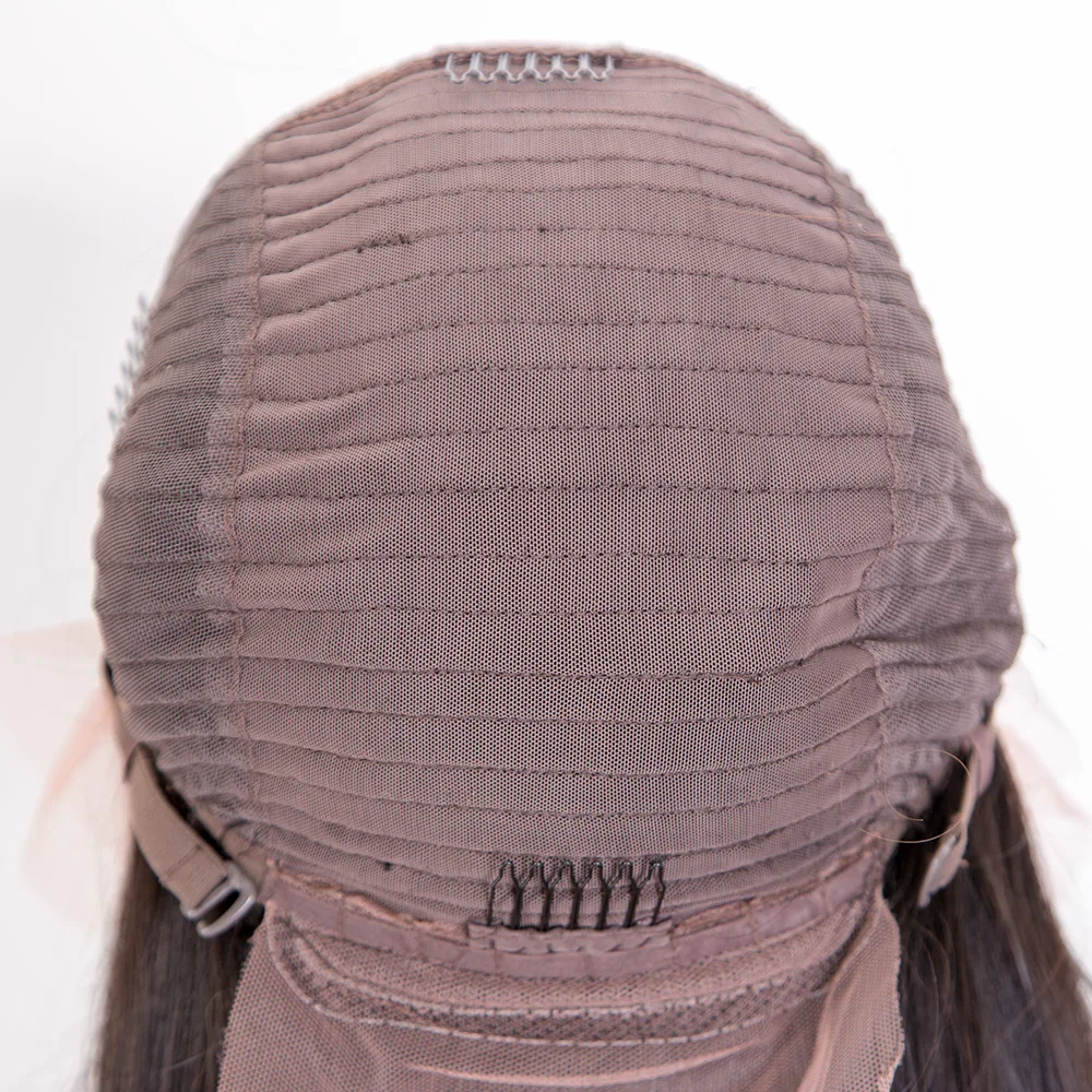 250% high density cuticle aligned brazilian remy human hair kinky curly hair 13X6 lace frontal wig with elastic band