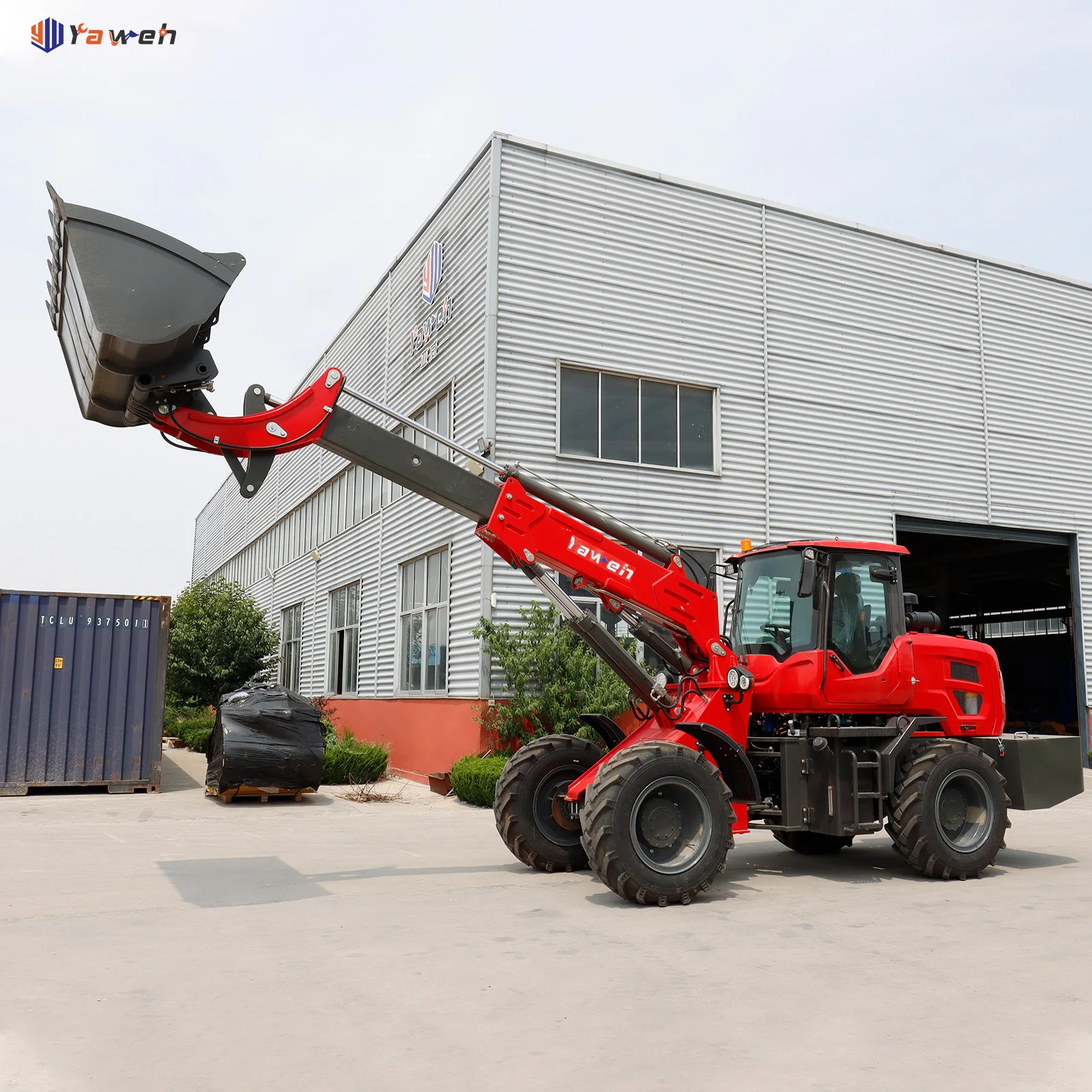 Yaweh 3 Ton Telescopic Loader for sale Engine Hydraulic small telescopic loader with High Configuration High Power
