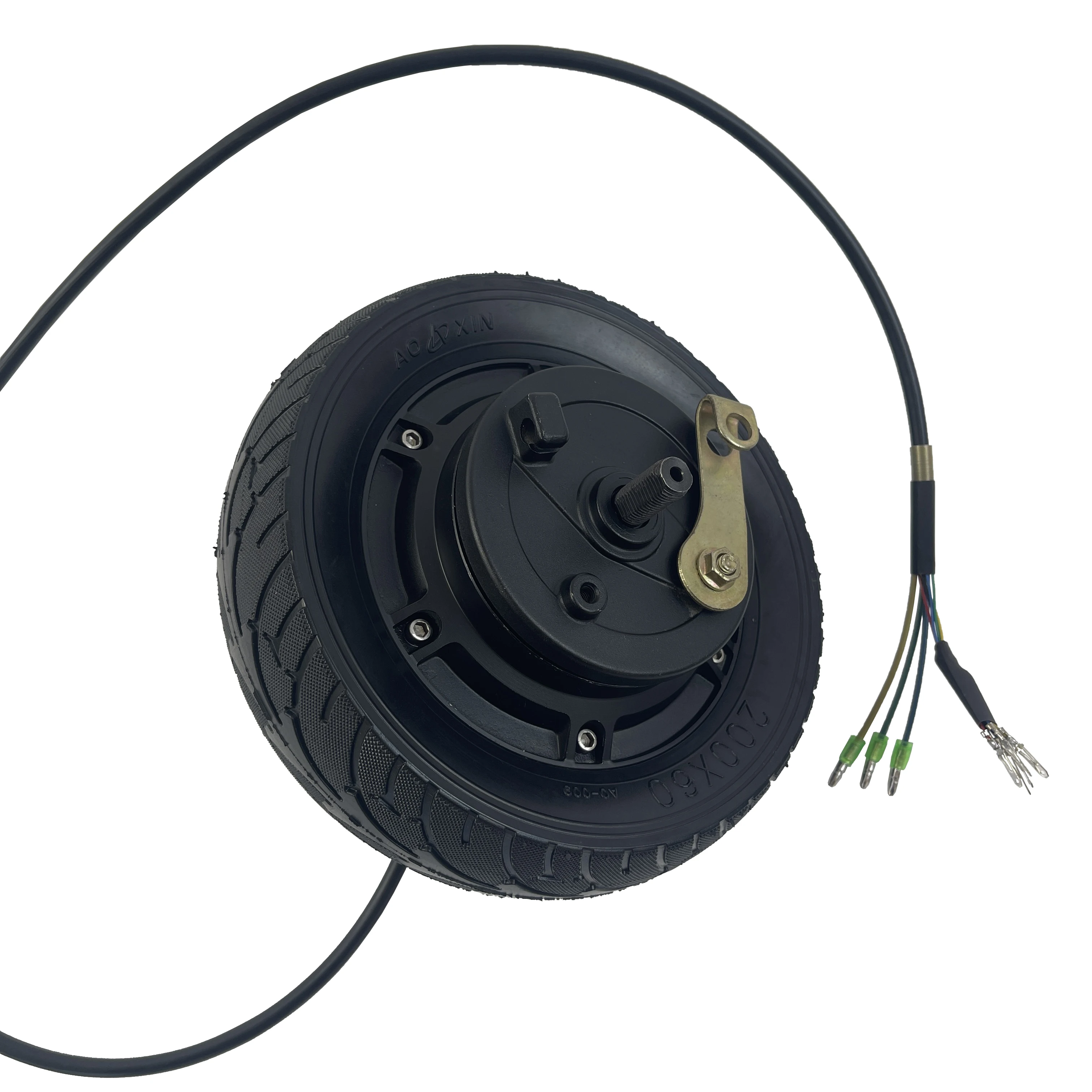 8 Inch Electric Bicycle Scooter Wheel Fat Tire 200*90 8'wheel Brushless Toothless Hub E Bike Front Wheel