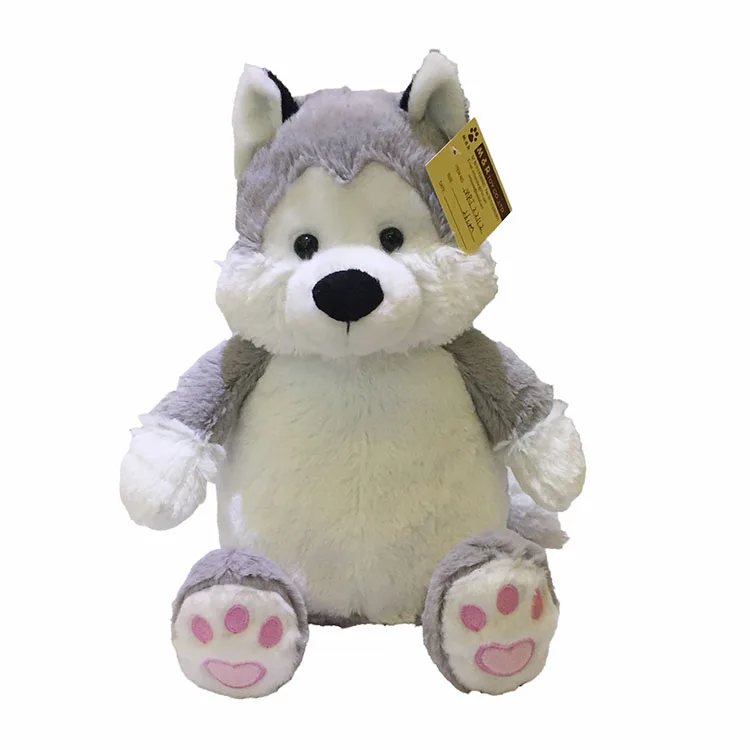 Factory audit stuffed animal plush husky dog toy