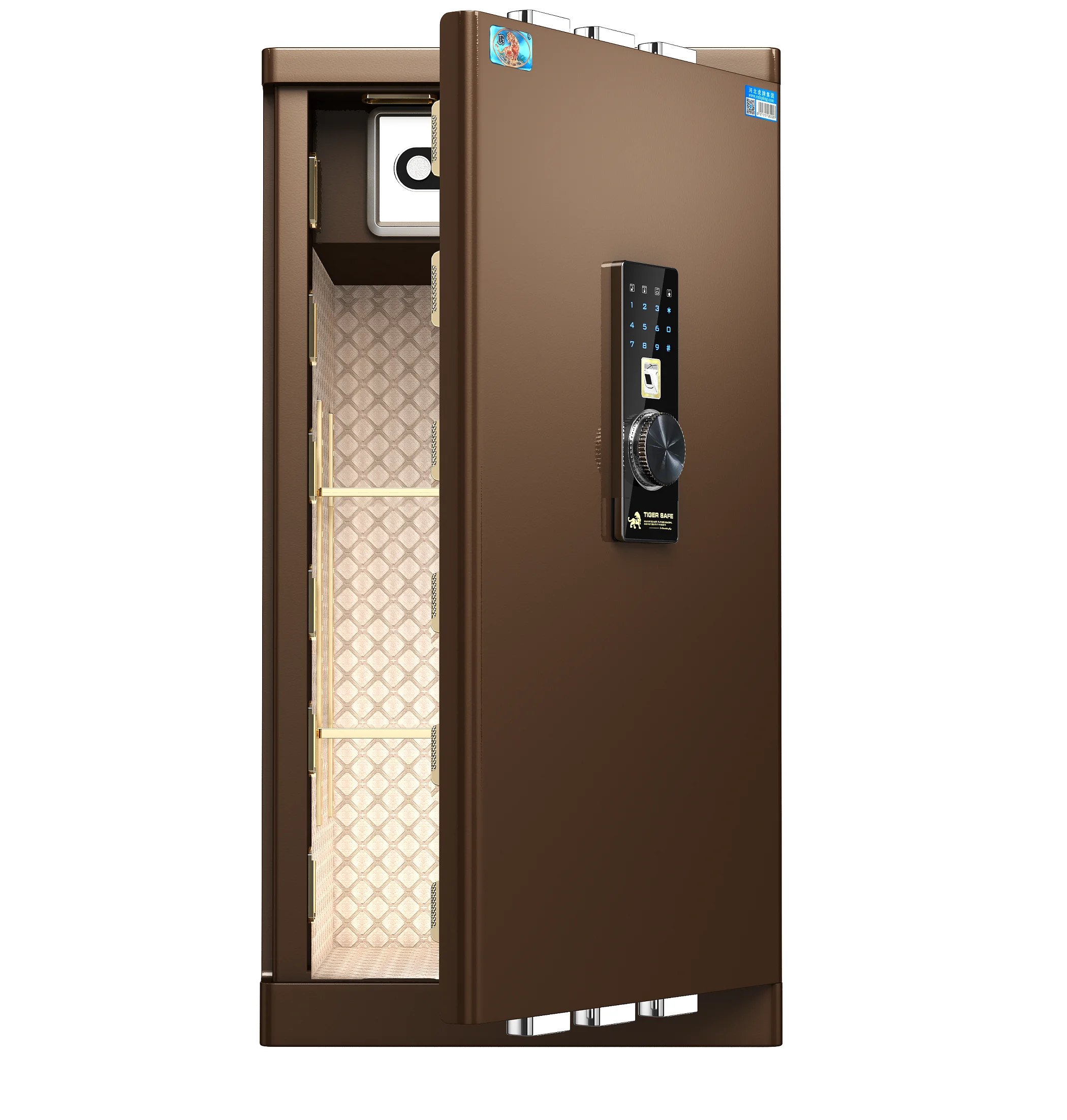 
HP-SK-100F Hot selling biometric fingerprint safe deposit box with low price 