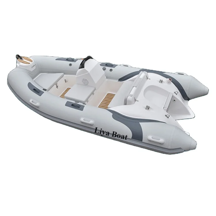 Hot sale Liya 13ft hypalon small sports fiberglass inflatable dinghy rib boat