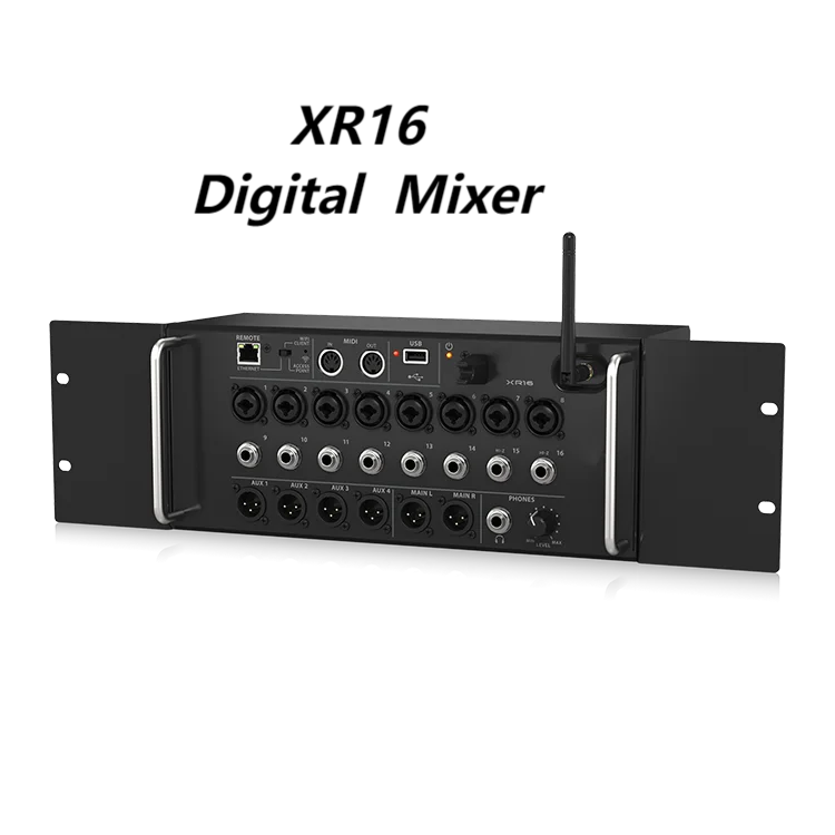 Good Manufacturer XR16 for Karaoke Digital Audio Mixer Karaoke Audio Digital