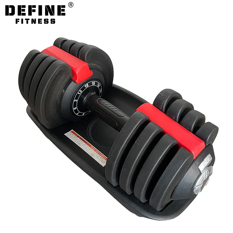 Dumbbell hexagonal adjustment Dumbbells handle iron vertical  Logo Custom Pair  24kg 40KG Adjustable Dumbbell hexagonal
