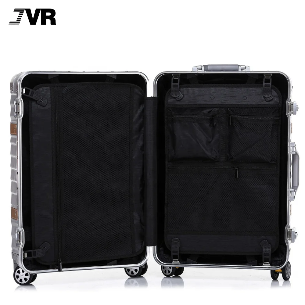 2019 Dongguan Jvr 3 suits Travel Pc Luggage Sets Suitcase Aluminum Frame Luggage