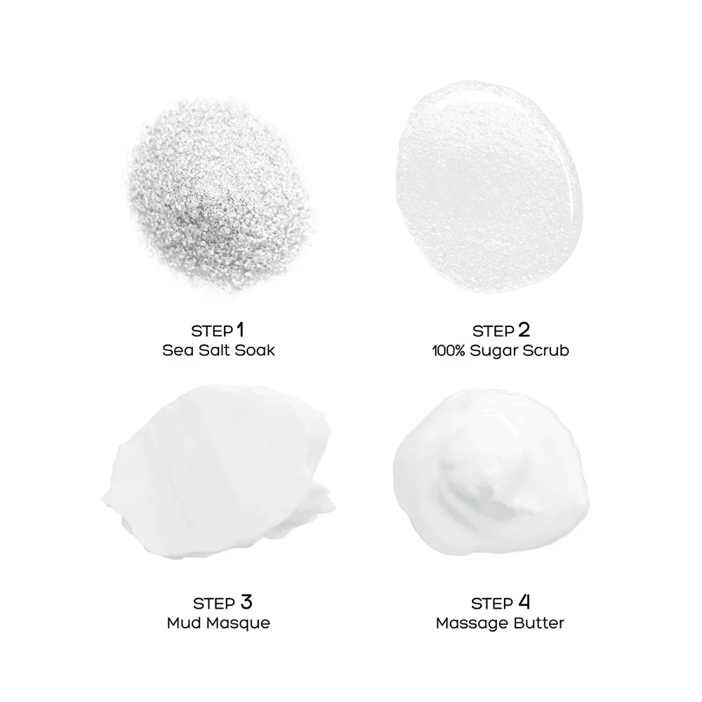 Strong Aroma Luxury 6 in 1 Pedi Box Foot Spa Salt Scrub Mask Lotion Manicure Pedicure Kit for Salon